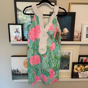 BNWT Lily Pulitzer Poolside Blue Valli Shift Going Stag Size 10